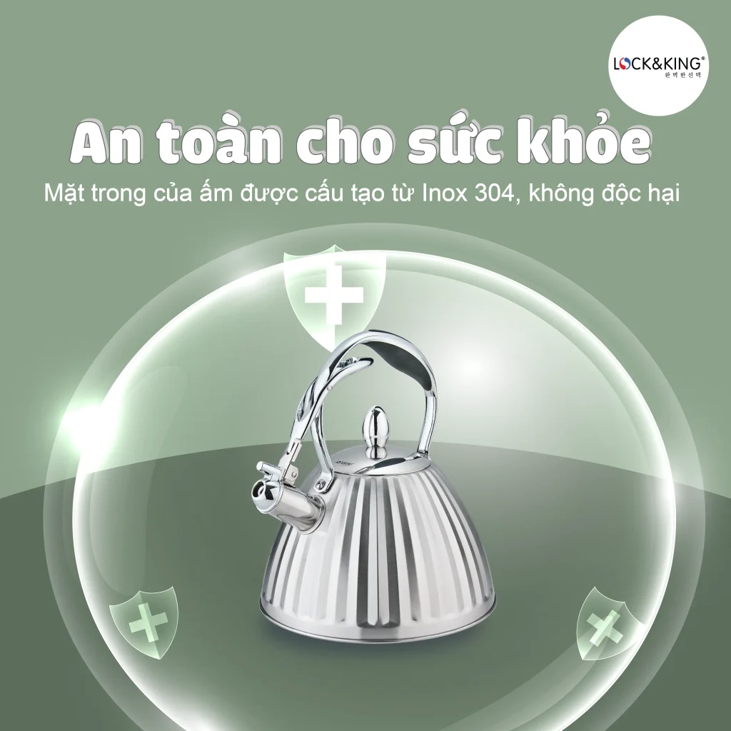 Ấm đun nước Lock&King LK-1035 an toàn