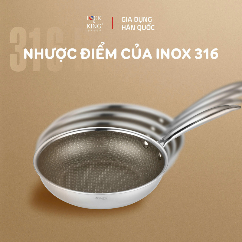 Nhược điểm của Inox 316