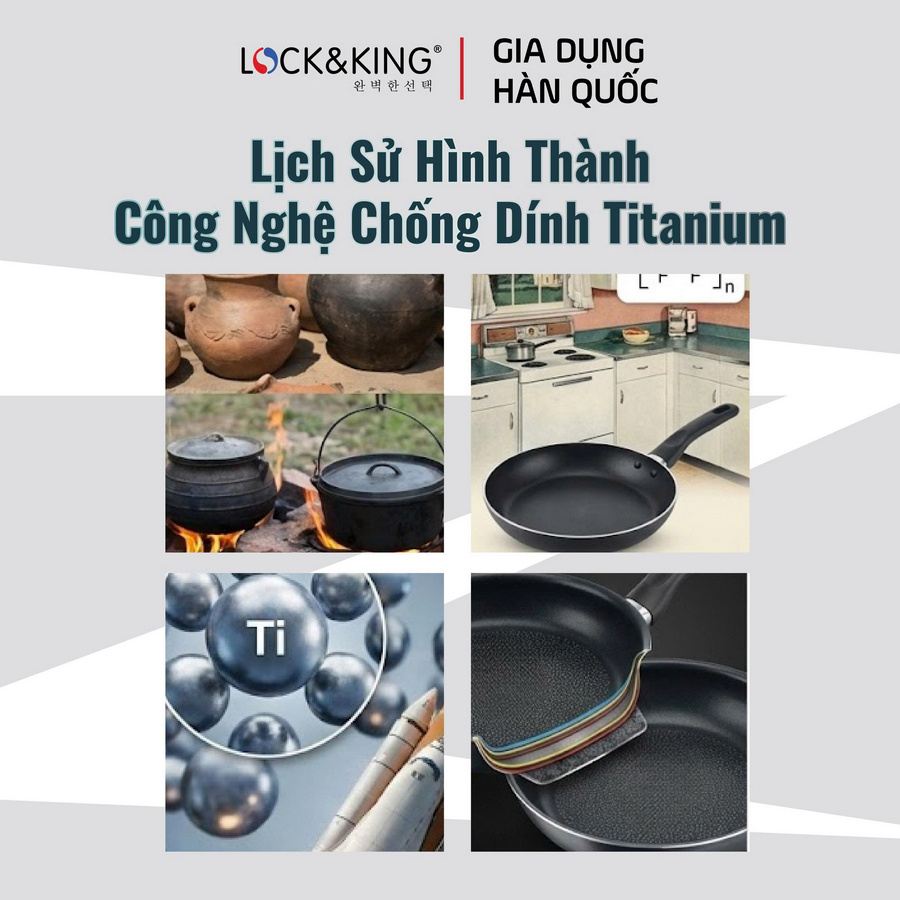 Quá trình hình thành công nghệ chống dính Titanium