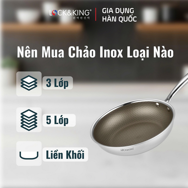 Nên mua chảo Inox loại nào tốt hiện nay