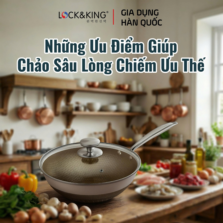 Ưu điểm giúp chảo inox sâu lòng chiếm ưu thế