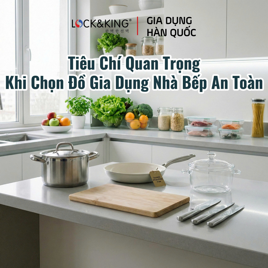 Tiêu chí quan trọng khi chọn đồ gia dụng nhà bếp