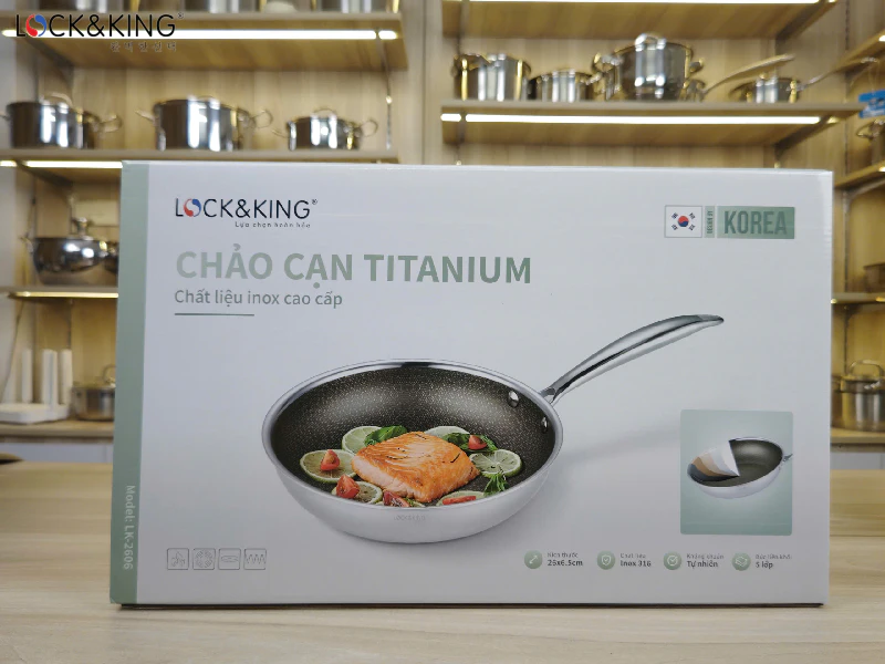 Công Nghệ Titanium – Điểm Khác Biệt Của Chảo Lock&King