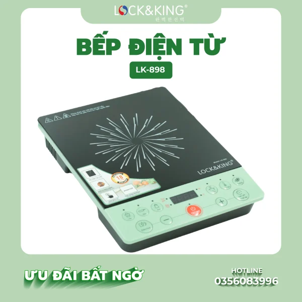 Bếp Điện Từ Lock&King LK-868