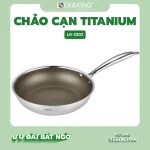 Chảo Cạn Titanium Lock&King LK-2202
