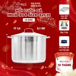 Nồi Luộc Gà Inox Cao Cấp Lock&King LK-32NC