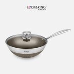 Chảo Sâu Titanium Lock&King LK-2808S