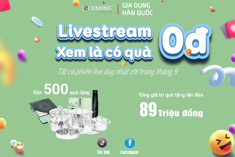 Sự Kiện Livestream Tháng 9 Của Lock&King