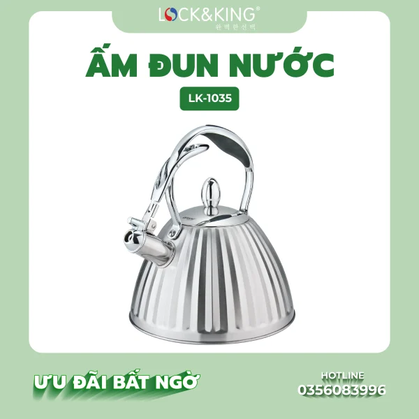 Ấm Đun Nước Lock&King LK-1035