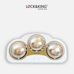 Đèn Sưởi Nhà Tắm 3 Bóng Cao Cấp Lock&King LK-1003