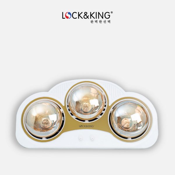 Đèn Sưởi Nhà Tắm 3 Bóng Cao Cấp Lock&King LK-1003