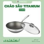 Chảo Sâu Titanium Lock&King LK-2404S