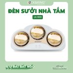 Đèn Sưởi Nhà Tắm 3 Bóng Cao Cấp Lock&King LK-1003